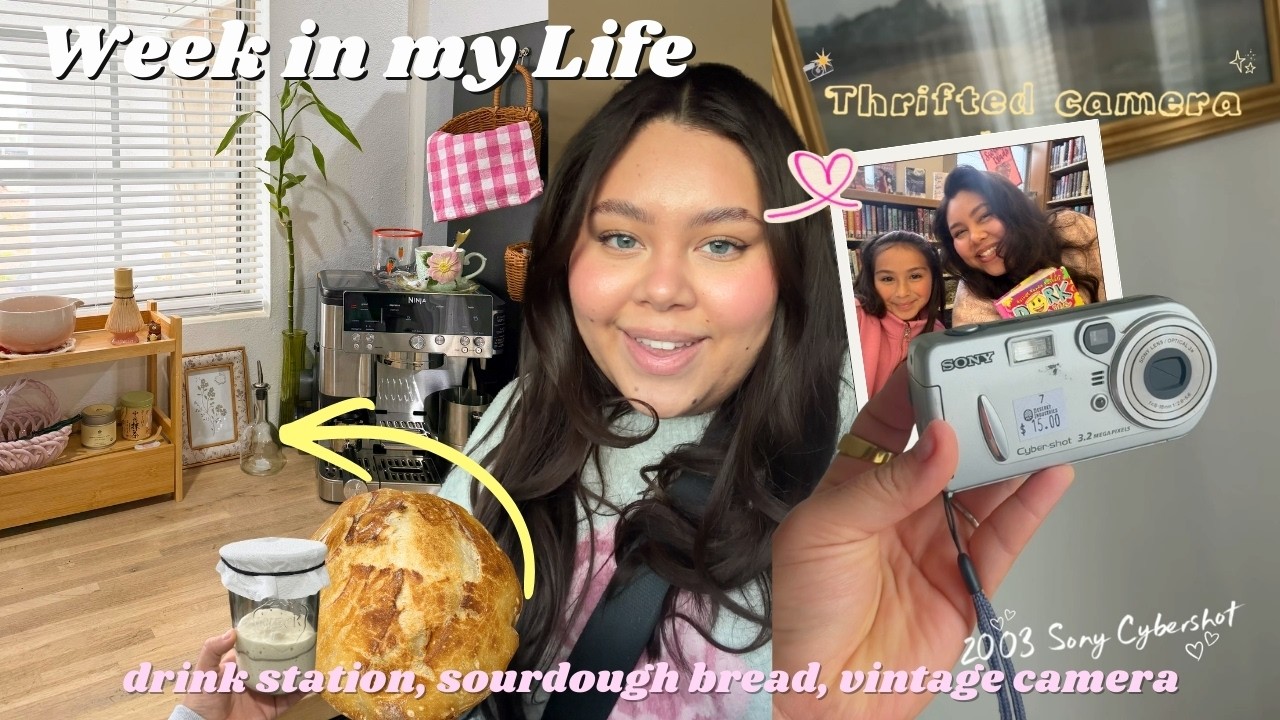 I *TRANSFORMED* My Coffee/Matcha Station + Sourdough starter is READYish | Edith's Weekly Vlog