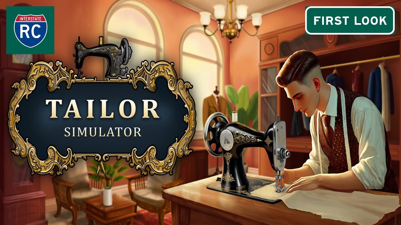 Tailor Simulator Demo First Look - Making T-Shirts For Everyone We Meet!  Episode 1