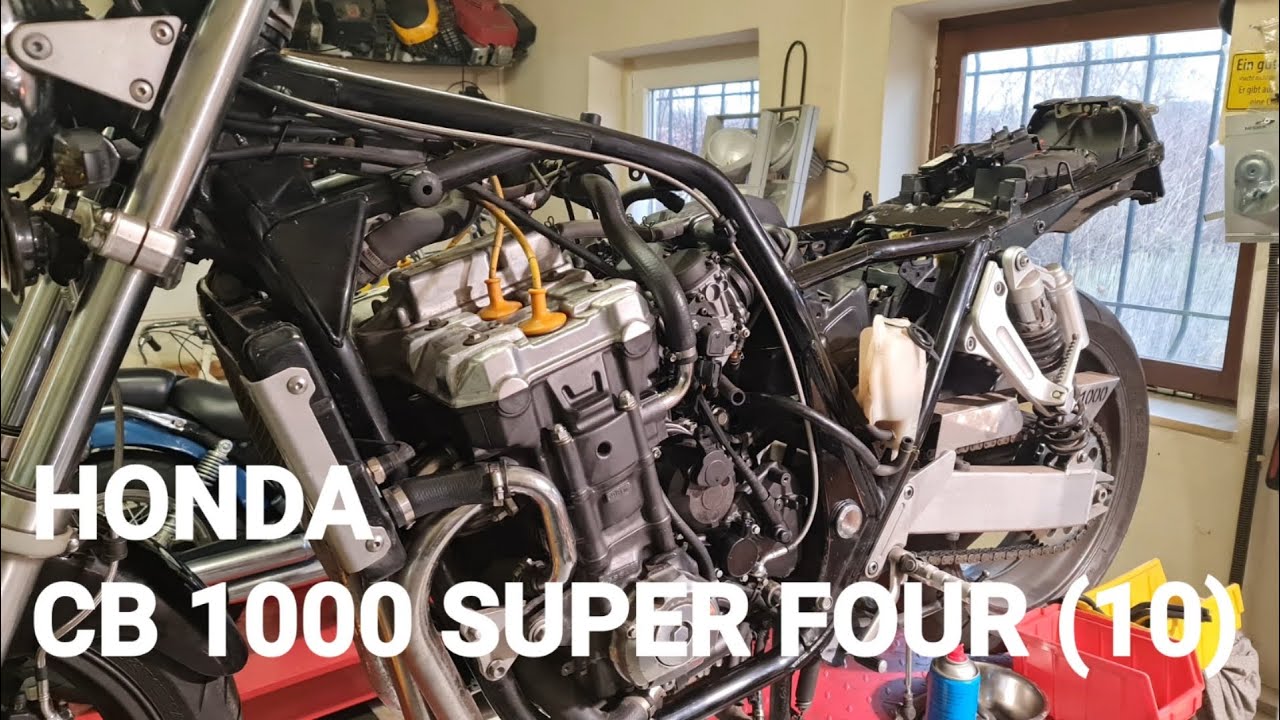 HONDA CB 1000 SUPER FOUR SC 30 (10) Финальная сборка и первый TestDrive.