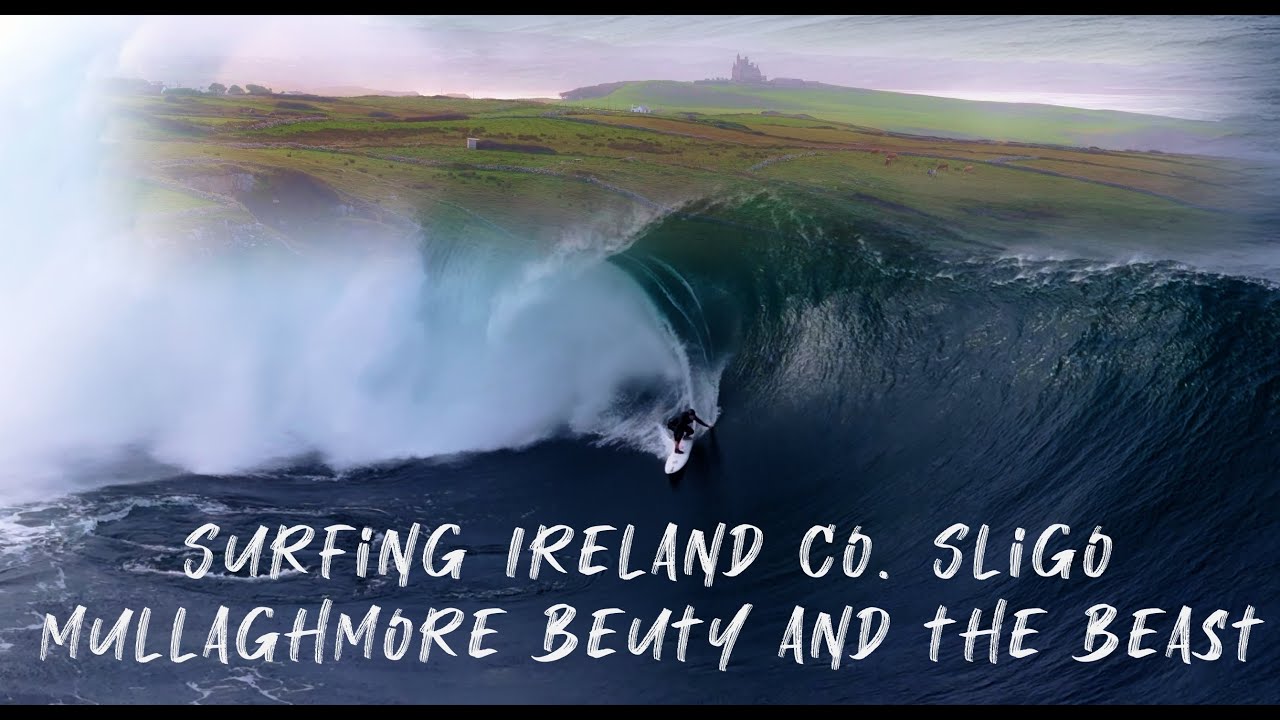 Surfing Ireland Co. Sligo Mullaghmore Drone shots