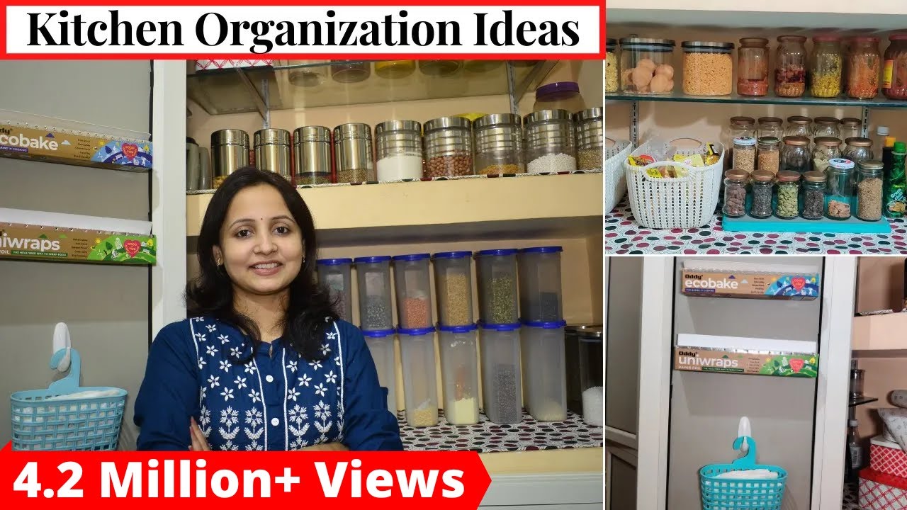 10 Brilliant Ways to Organize Kitchen Pantry | Space Saving Kitchen Organization Ideas | Urban Rasoi
