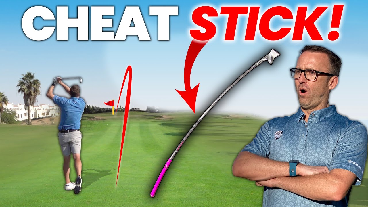 OVER THE TOP GOLF SWING PRODUCES A DRAW - CHEAT STICKS