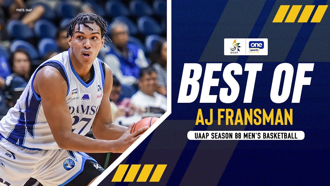 BEST OF AJ FRANSMAN | ADAMSON SOARING FALCONS | UAAP SEASON 88 MEN’S BASKETBALL | HIGHLIGHTS