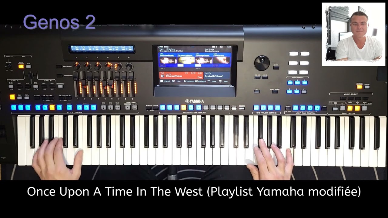 Genos 2 Test N°12 Playlist Yamaha (Once Upon A Time In The West) Jeu facile In C