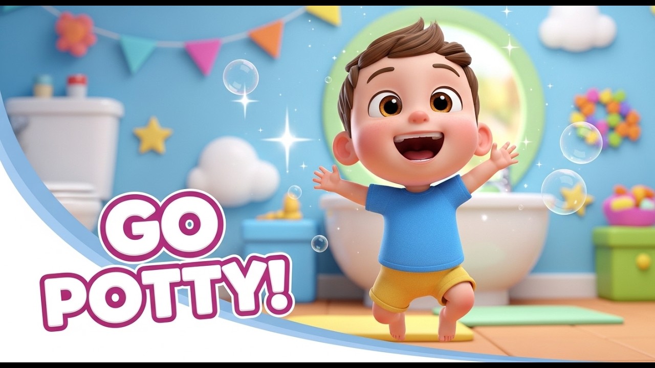 It’s Potty Time! 🚽🎶 | Fun Potty Training Song for Toddlers & Preschoolers | Kids Learning Song