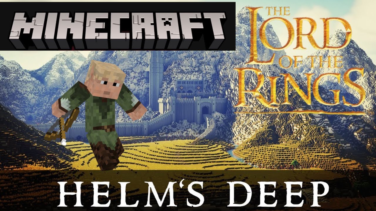 Epic Siege at Helm’s Deep! Minecraft LOTR Adventure w/ Friends!