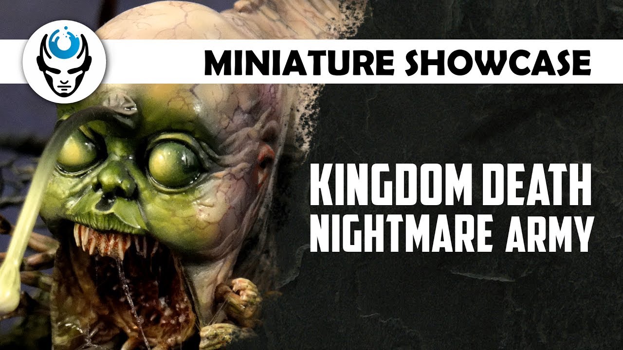 KINGDOM DEATH NIGHTMARE ARMY - LVL 6 MINIATURE SHOWCASE 4K