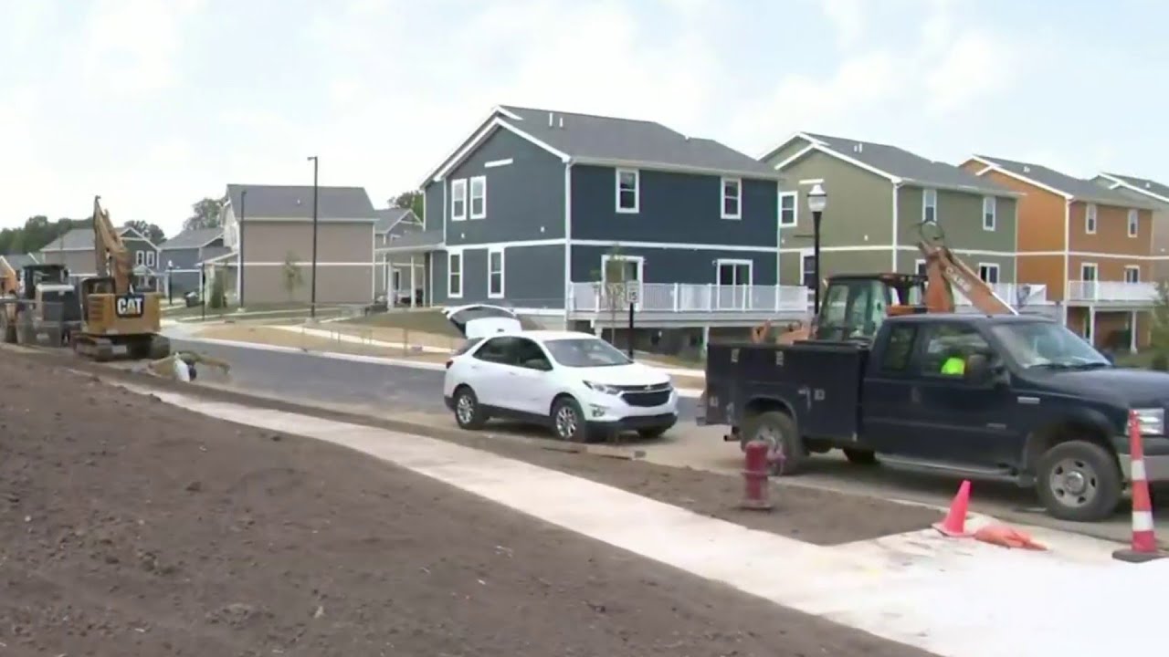 University of Michigan students arrive to The One housing center to discover townhomes not ready