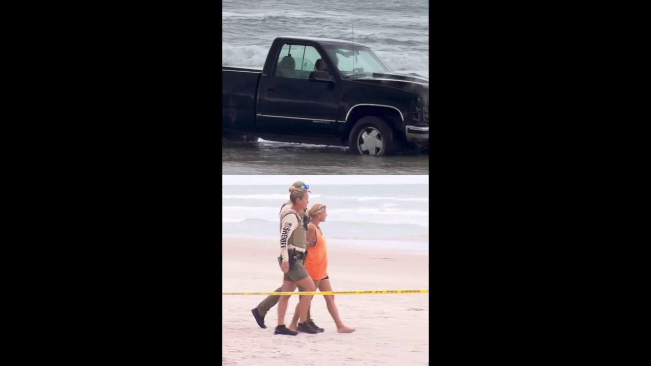 Woman arrested after allegedly driving truck into beach toll booth, killing worker