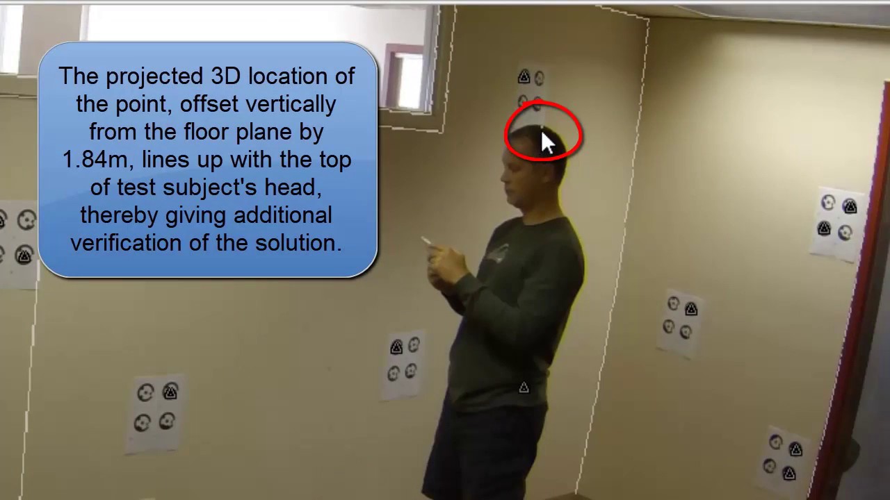 How to extract forensic measurements from a security camera image