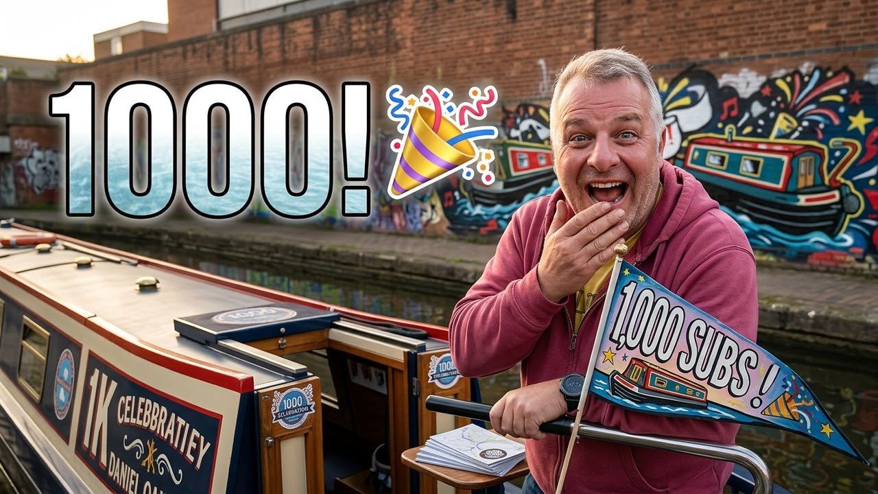 Celebrating 1000 Subscribers on Our Epic Narrowboat Journey