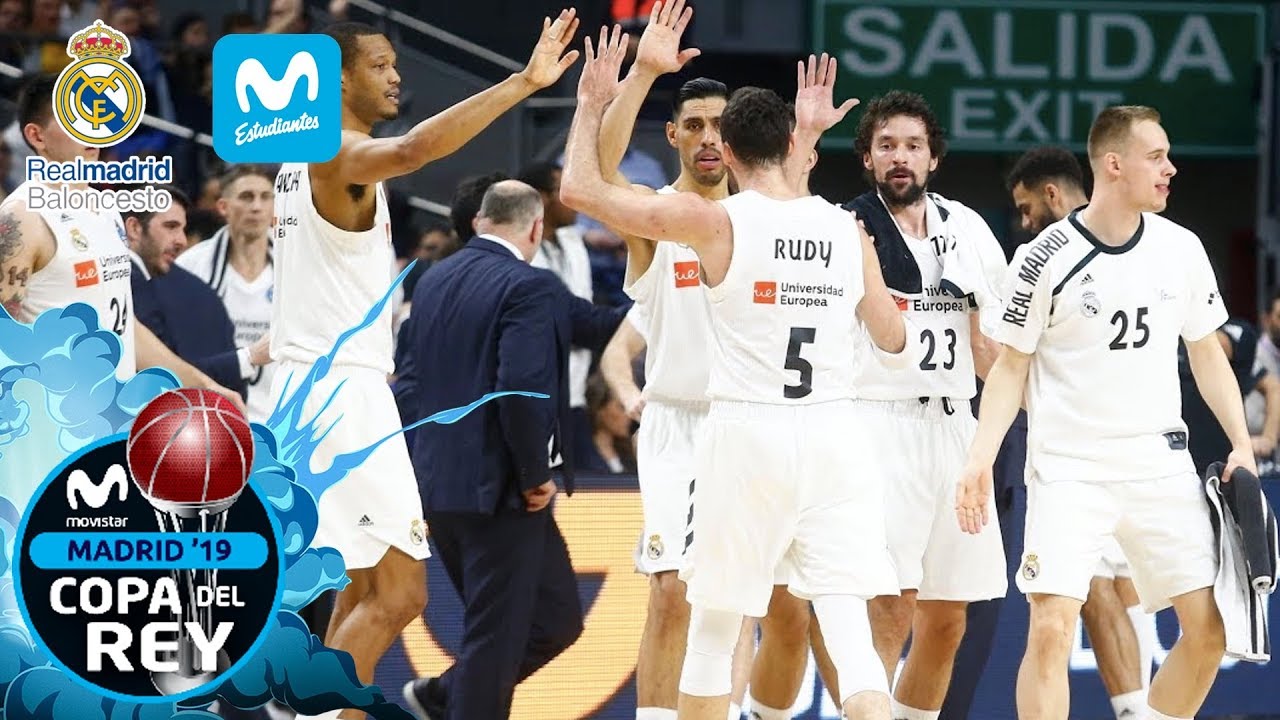 Real Madrid - Movistar Estudiantes (94-63) RESUMEN // Copa del Rey Madrid 2019