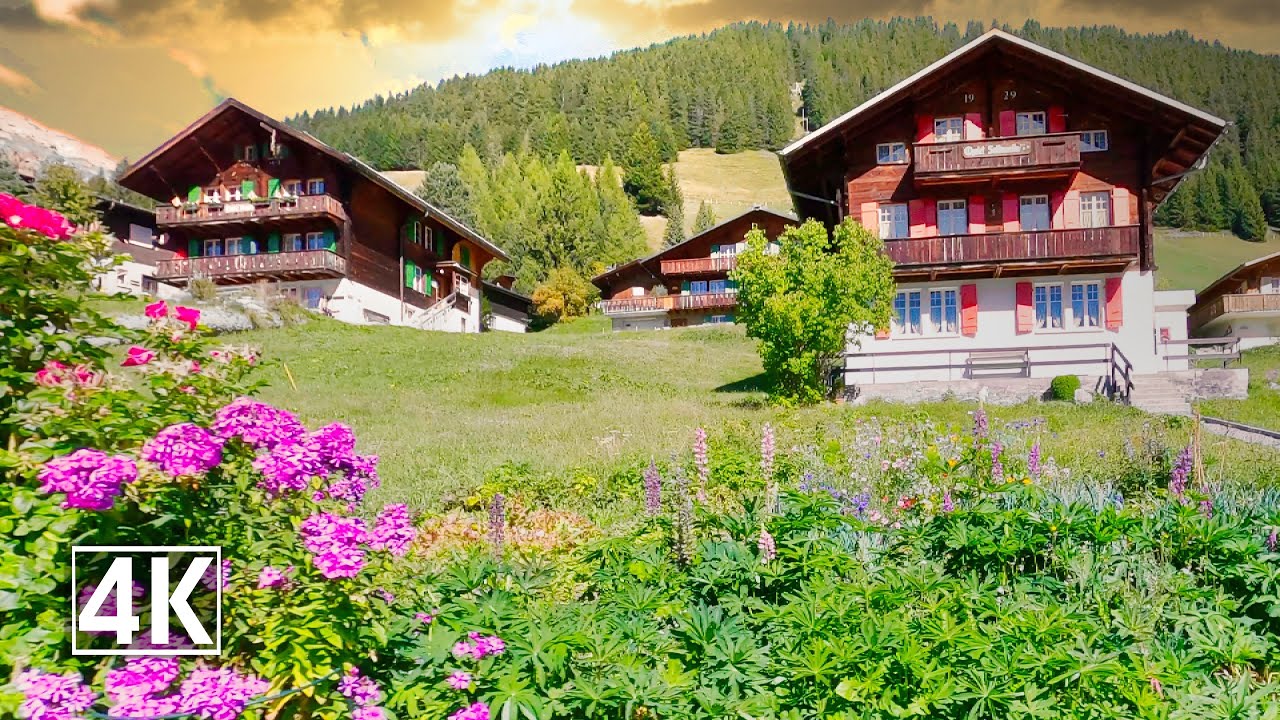 Mürren Switzerland 🇨🇭 most beautiful mountain village at the foot of the Schilthorn