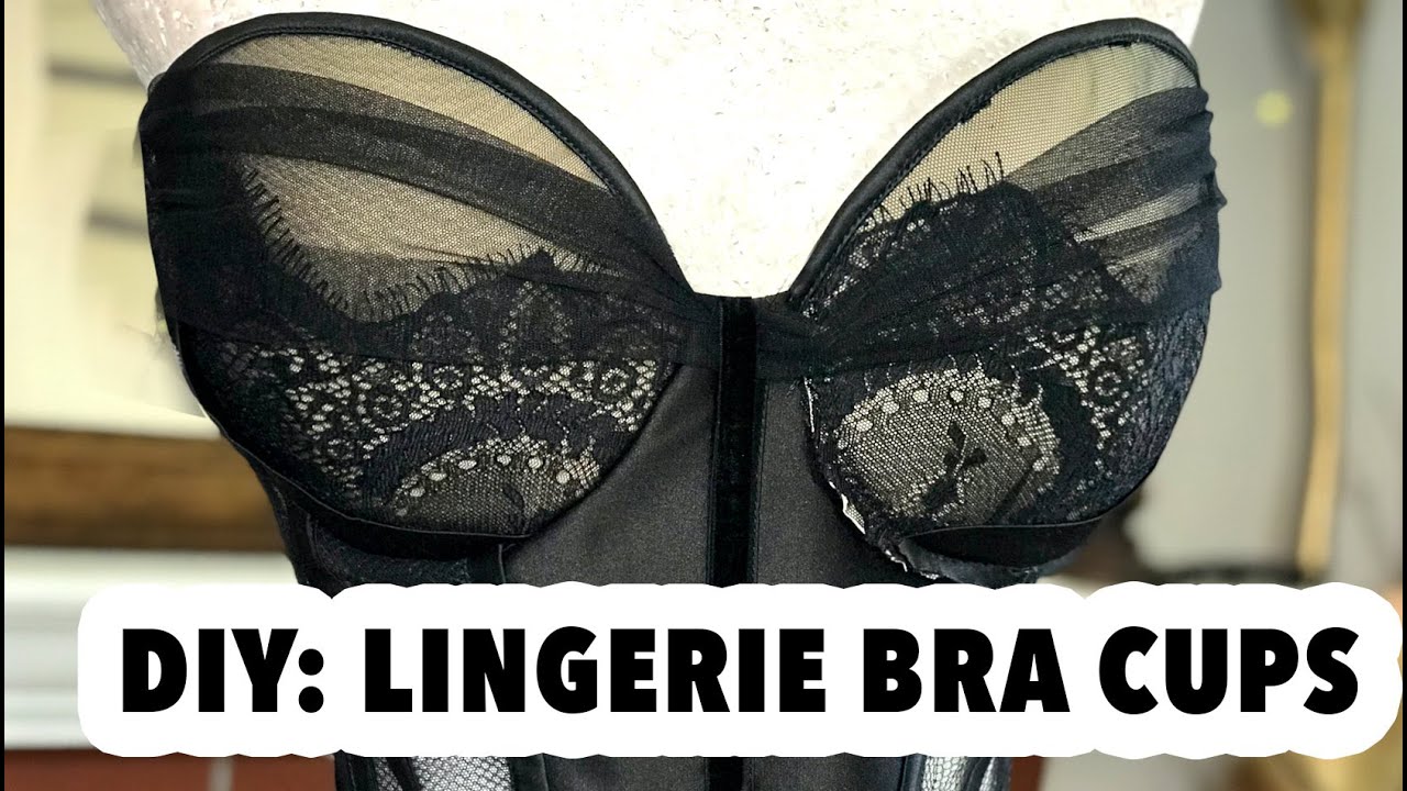 MILA FASHION SCHOOL of Couture - Corset LINGERIE Foam BRA CUPS DIY TUTORIAL
