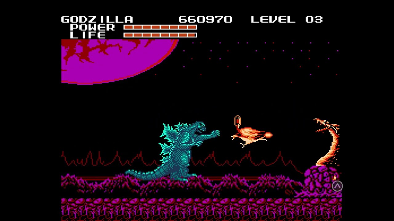 Godzilla monster of monsters or Godzilla king of monsters(retroarch(nes(part 2