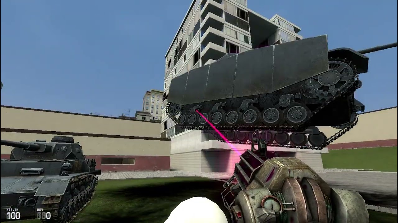 Panzerfaust. pokazuje wszystkie niemieckie czołgi w Garry's mod