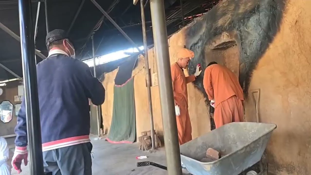 양평 단월면 석산리 소리산 참숯굽는마을 숯가마에서....