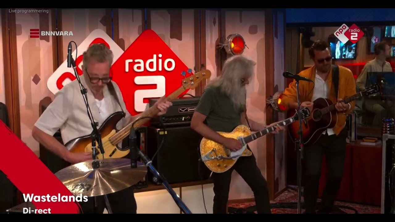 Live DI-RECT  ‘Wastelands’ bij Radio 2 , 24 juni 2024