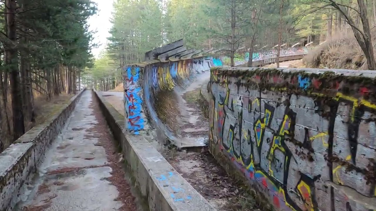 Exploring the abandoned 1984 Sarajevo Olympic Bobsled track