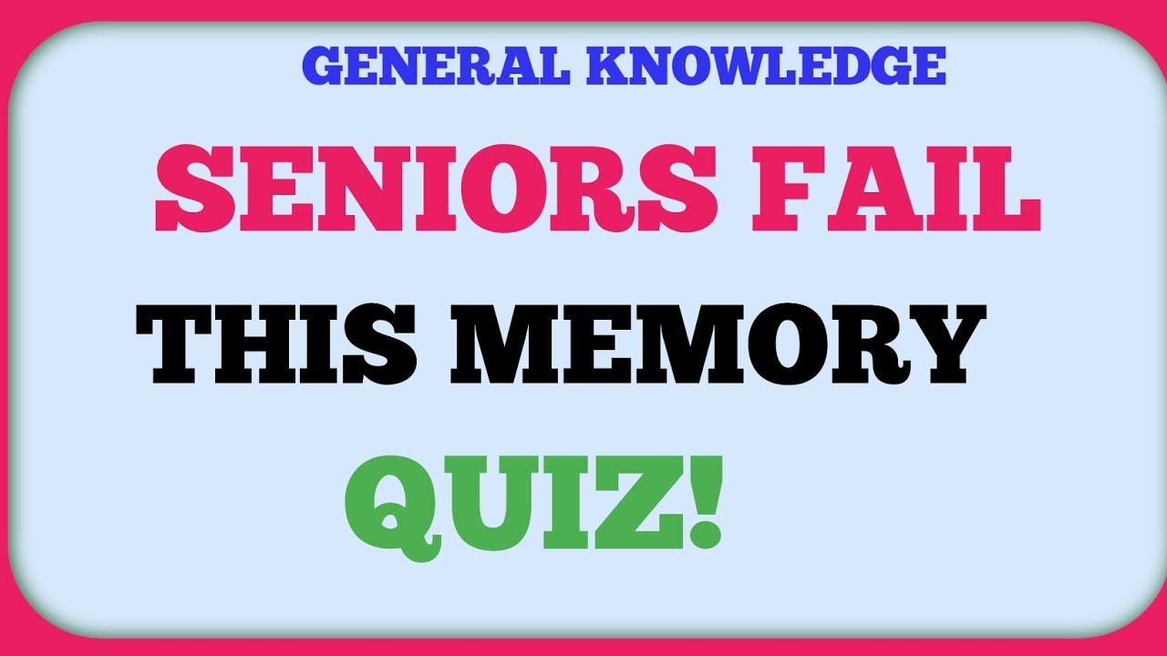 Can You Beat This Memory Quiz?  | General Knowledge Challenge!!
