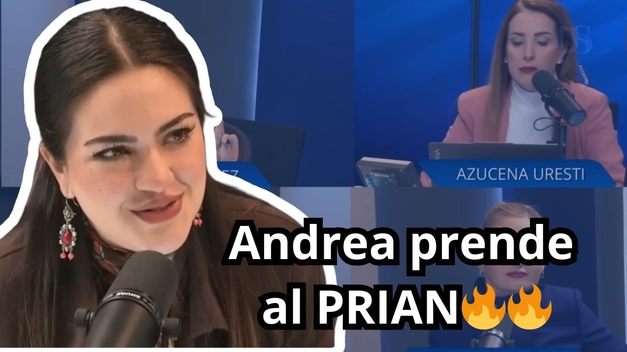 Andrea prende al PRIAN #amlo, #claudiasheinbaum, #cuartatransformación