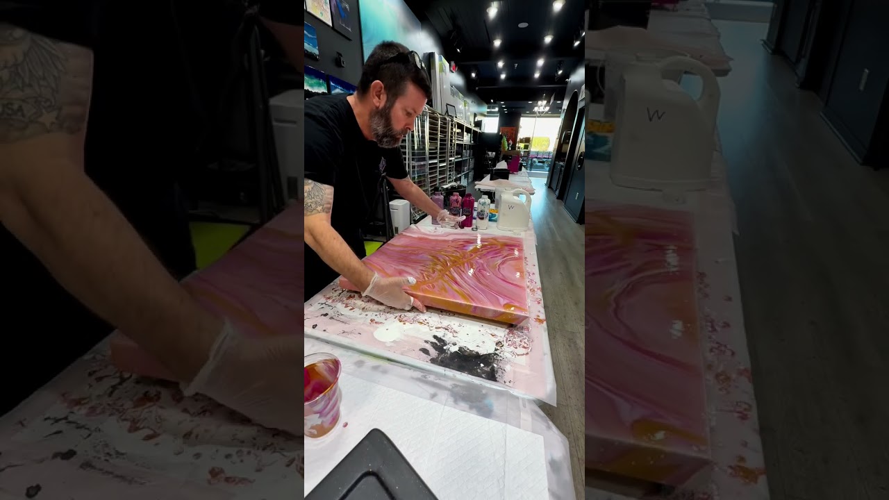 The Beauty of Hawaii Fluid Art