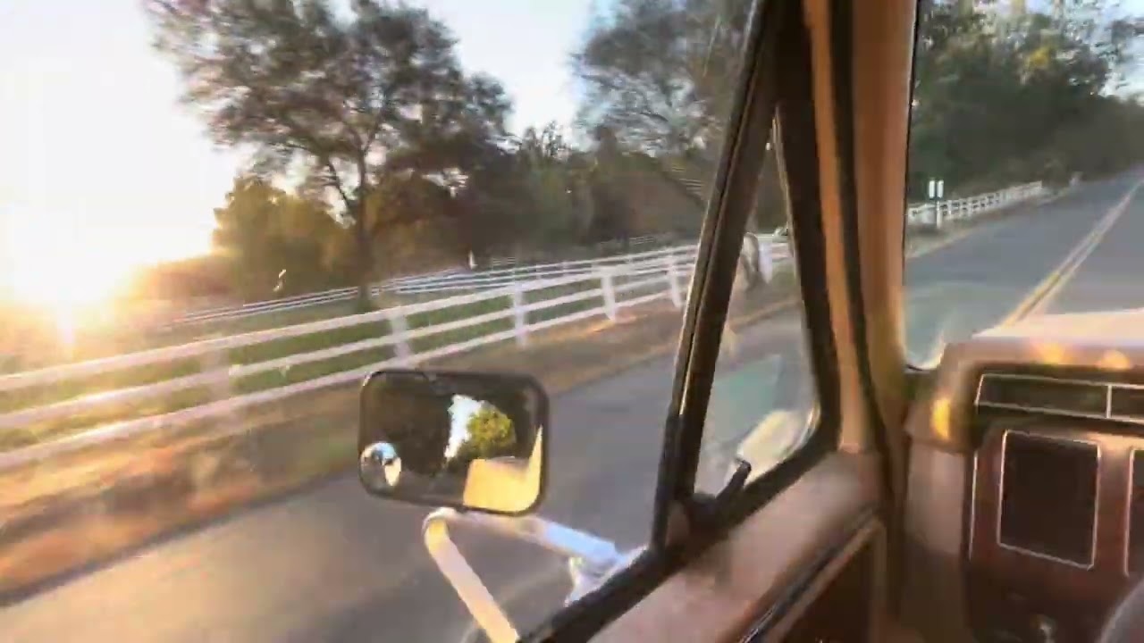 1984 Ford F250 6.9 Diesel Driving