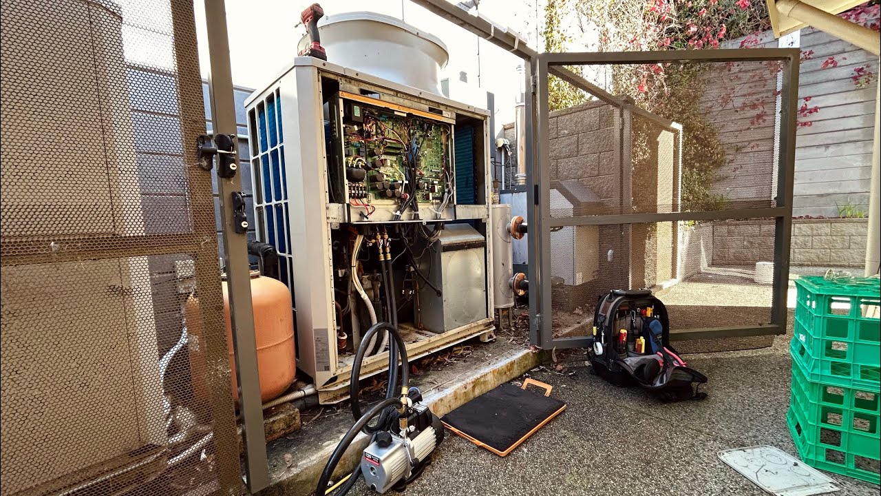 Mitsubishi Electric / Replacing the Outdoor Coil on a City Multi VRF