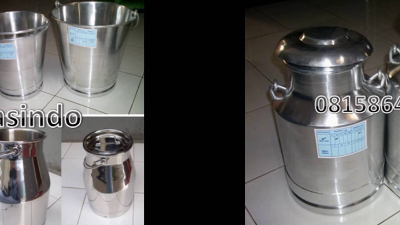 Jual Milkcan Stainless steel Aluminium Wadah Susu Perah Sapi murah