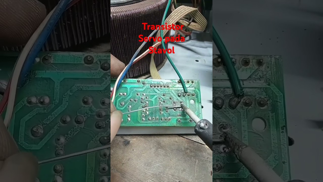 Penggantian Transistor modul Stabilizer / stavol matsunaga‼️ #tricks #bengkel #solution