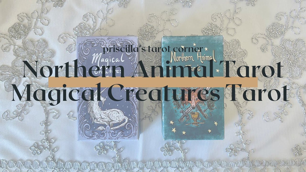 Unboxing the Northern Animal Tarot & Magical Creatures Tarot ⚔️ Decks that Feel like a Storybook