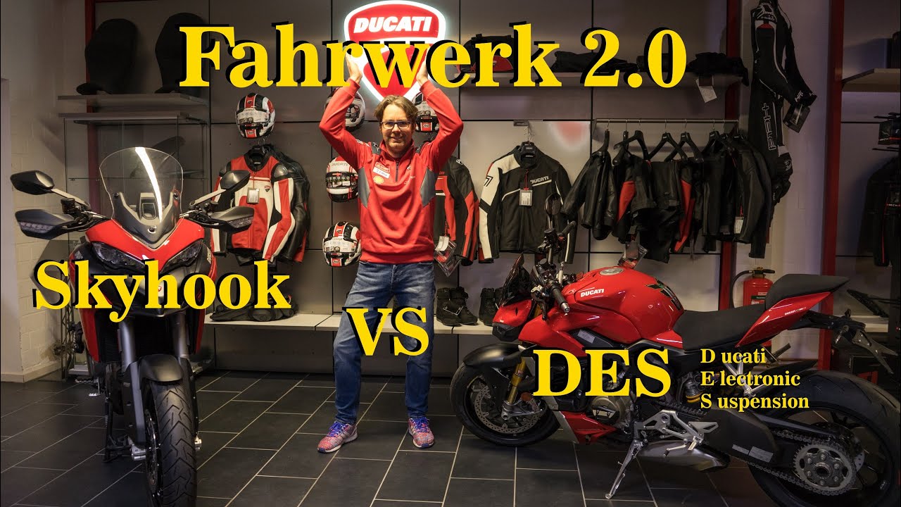 ❗ Fahrwerk 2.0 ❗ Ducati Skyhook v. Multi 1200  bis Multistrada V4 vs. DES v. Panigale 1199 bis V4S ❗