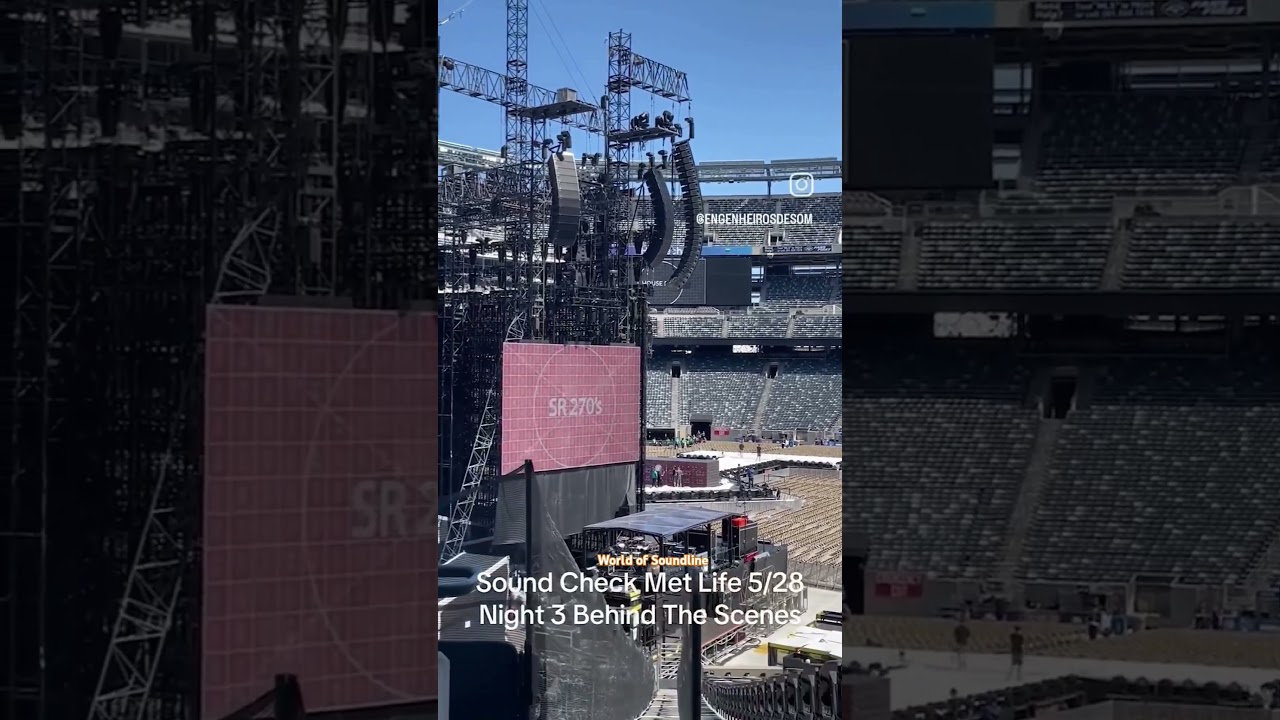 Stedium concert live Audio Setup testing #soundtesting