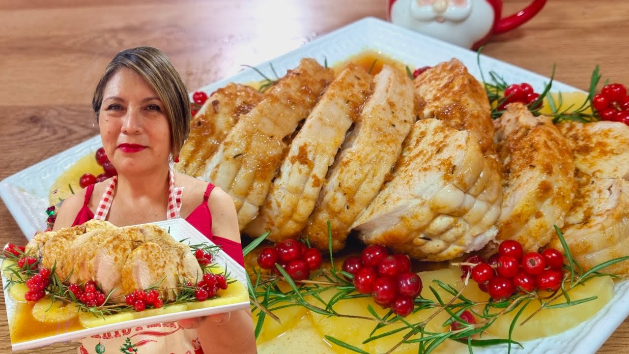 Cena Navideña Pavo al horno delicioso y muy fácil - SilvanaCocina