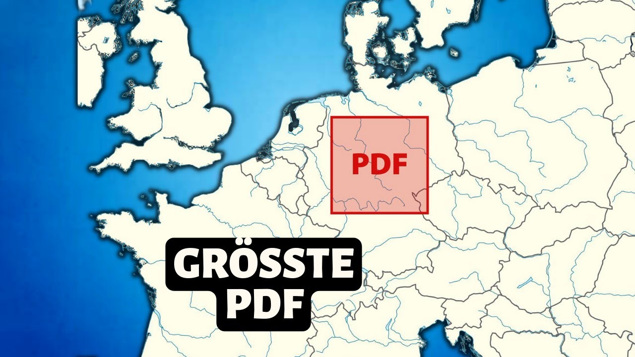 Wie gro&szlig; w&auml;re das gr&ouml;&szlig;te ausgedruckte PDF Dokument