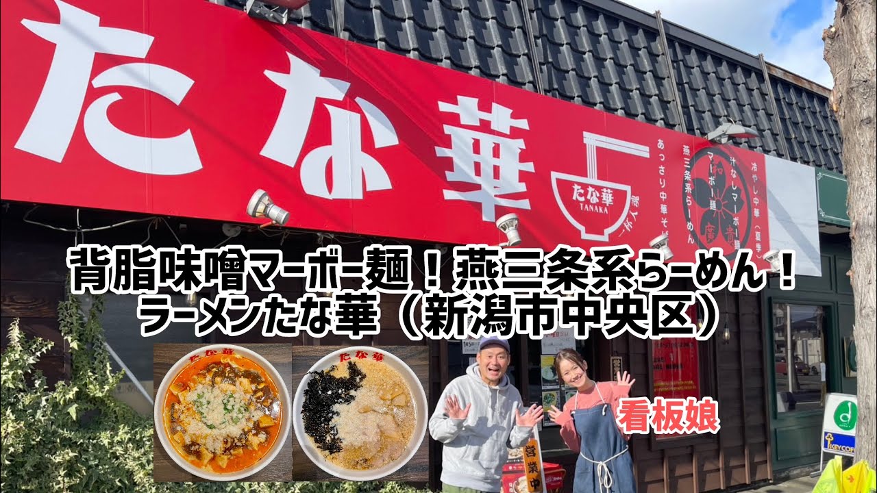 背脂味噌マーボー麺とは！？ラーメンたな華（新潟市中央区）の1番人気メニュー！燕の背脂ラーメンも美味しいよ！絶品しそ餃子！