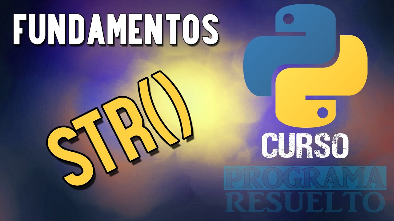 Función str() en Python | Cómo imprimir números y texto a la vez | CURSO DE PYTHON 2021 | #16