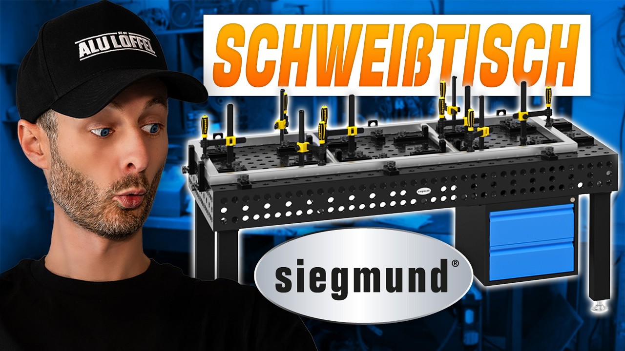 Voll gefräst! Siegmund Schweißtisch System 16 im Alltag Präzesion & Plasmanitrierung