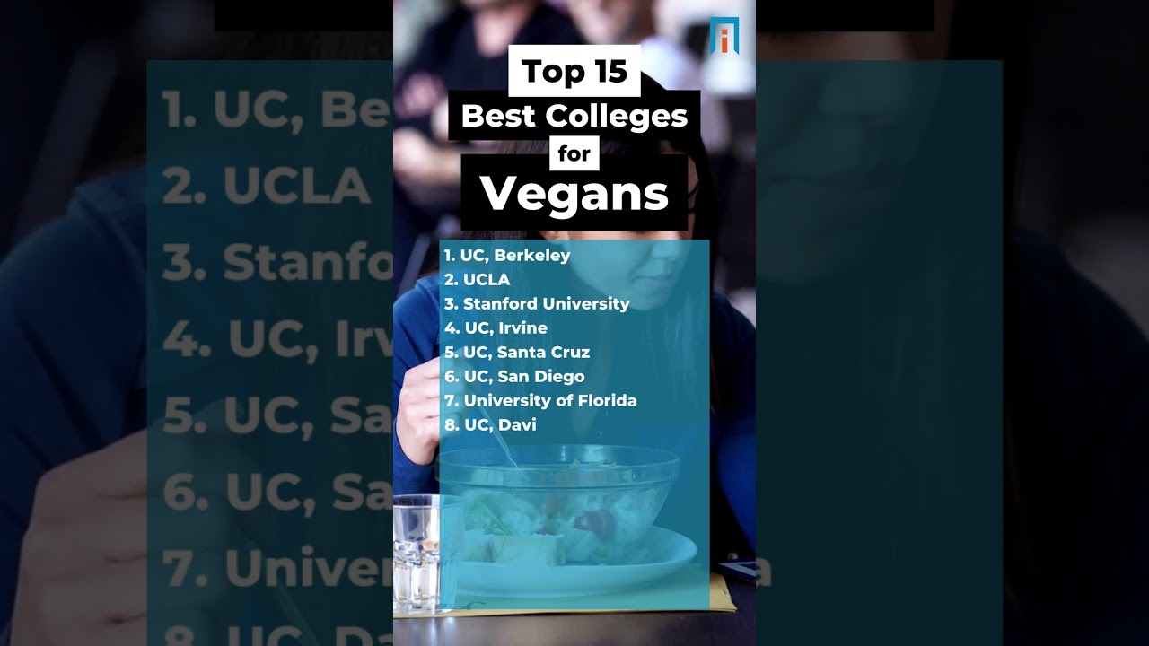 Which are the best colleges for vegans in the US? #college #vegan