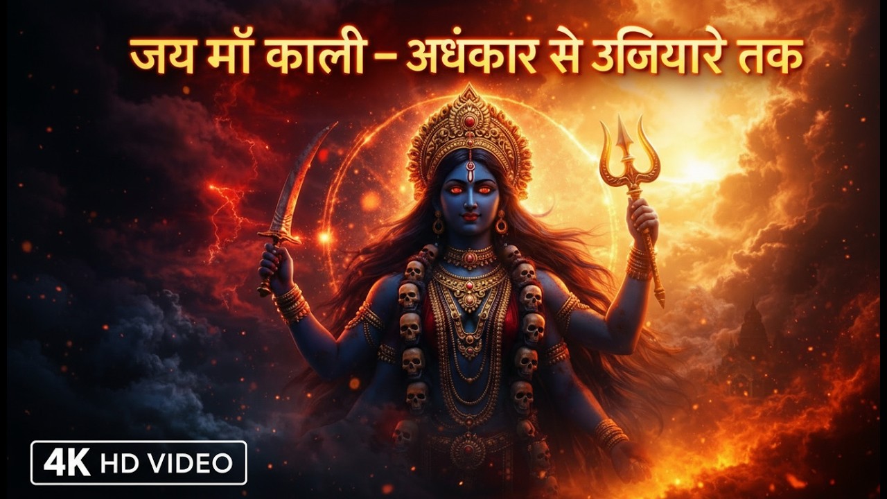 जय माँ काली – अंधकार से उजियारे तक | शक्ति, साहस और मुक्ति का स्तोत्र 🌺