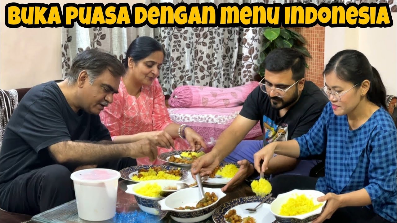 BUKA PUASA DENGAN KELUARGA INDIA