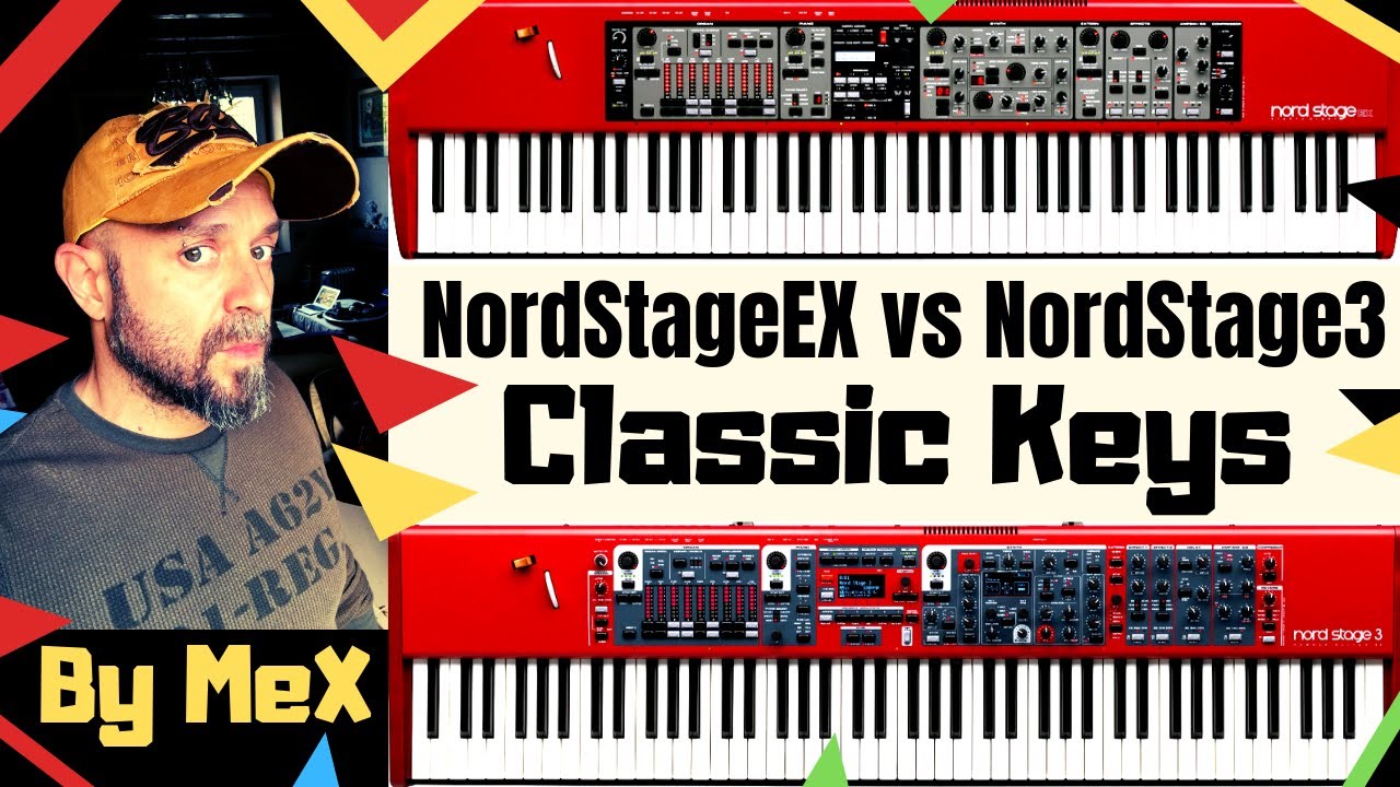 NordStage EX vs NordStage3 Piano Section by MeX (Subtitles)