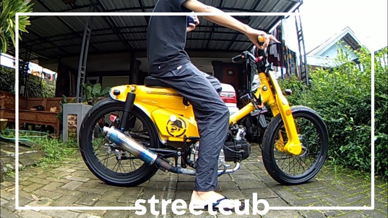 Custom honda grand jadi street cub [ review dan tes ride ]