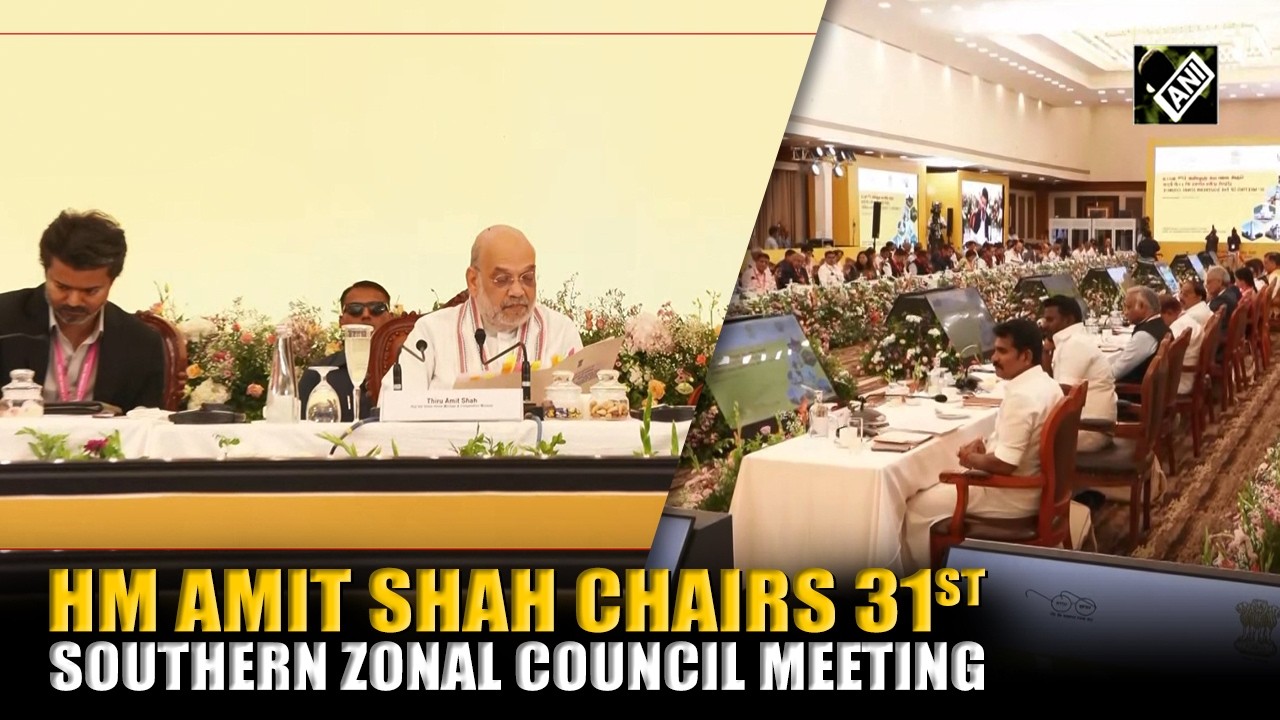Union Home Minister Amit Shah chairs 31st Meeting of Southern Zonal Council in Chengalpattu, TN