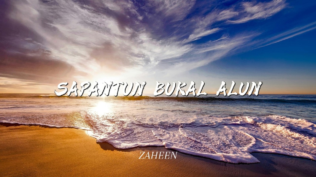 ZAHEEN - SAPANTUN BUKAL ALUN (COVER)