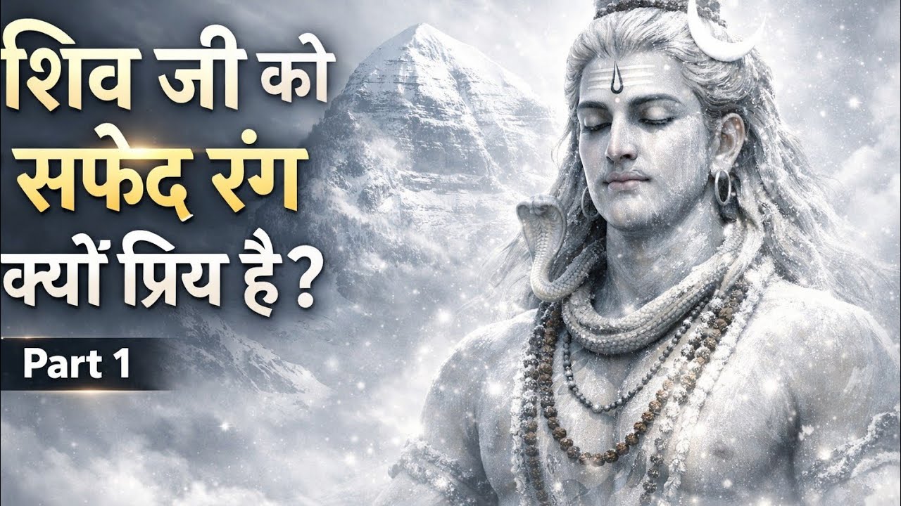 शिव जी को सफेद रंग क्यू पसंद है. By gatha gyan sagar 