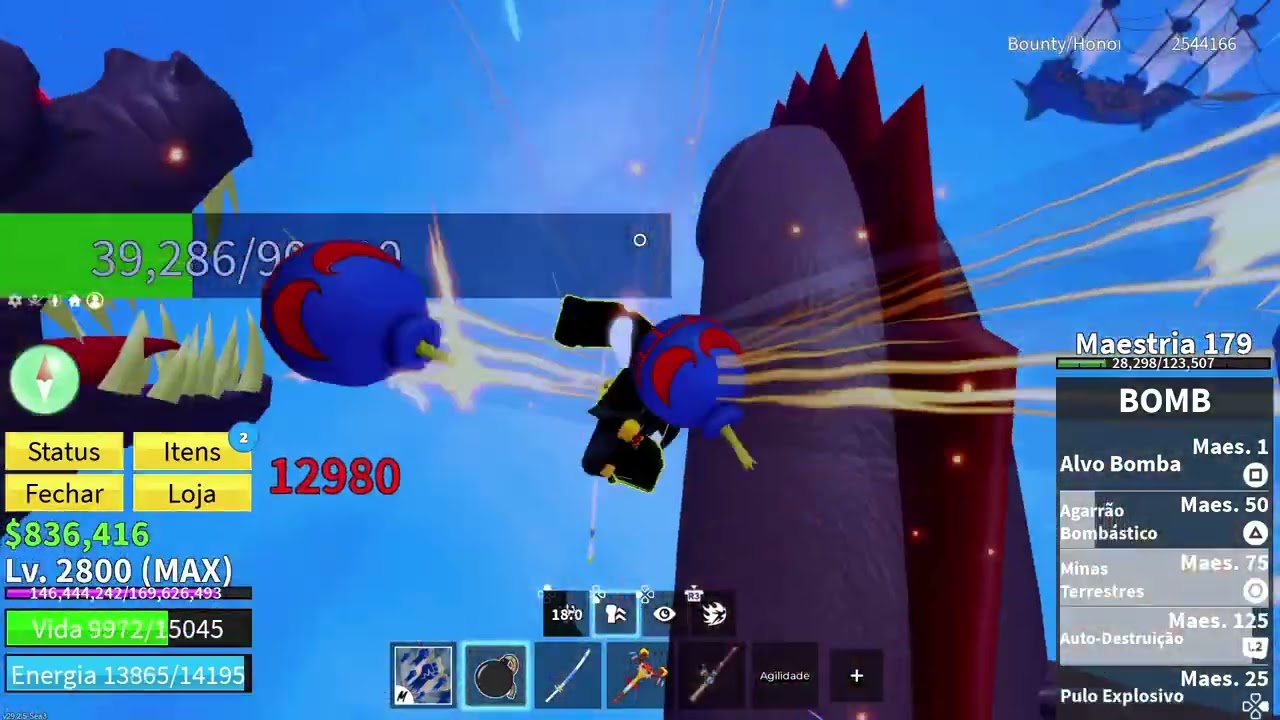 Sea bests vs bomb