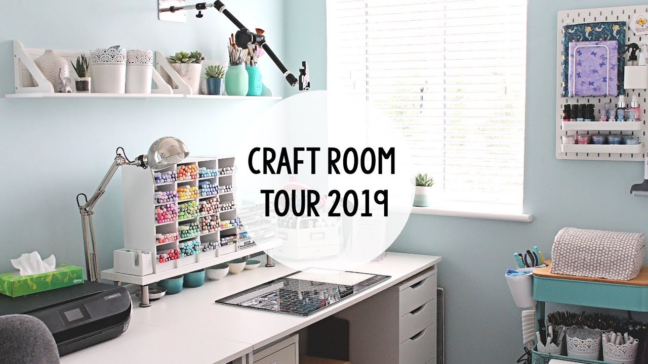 Craft Room Tour 2019 | The Card Grotto