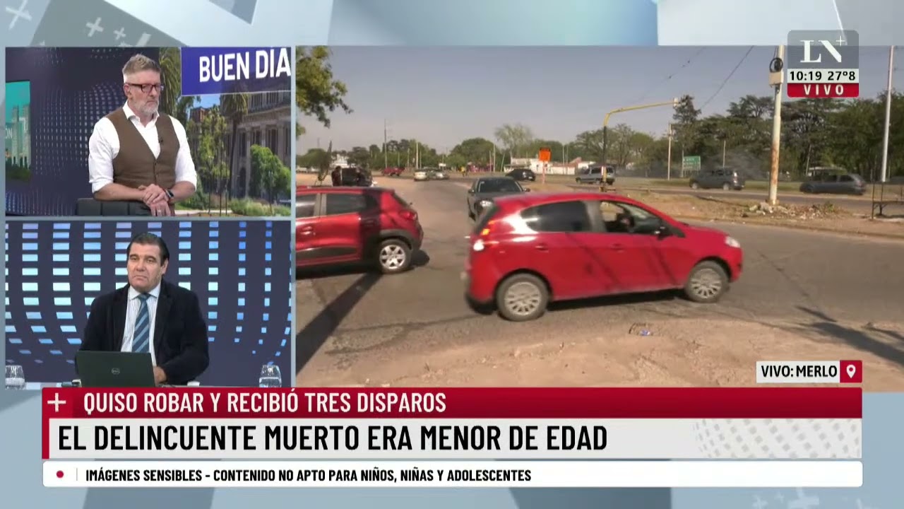 Merlo: le quisieron robar y mató a uno de los motochorros