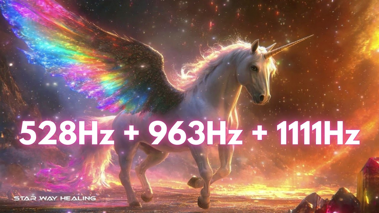 528 Гц + 963 Гц + 1111 Гц 🦄 Божественные частоты • Привлекают чудеса, любовь и благословения